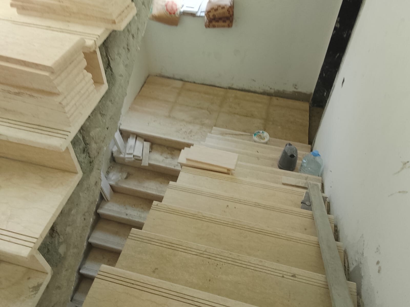 Staircase and interior finishes